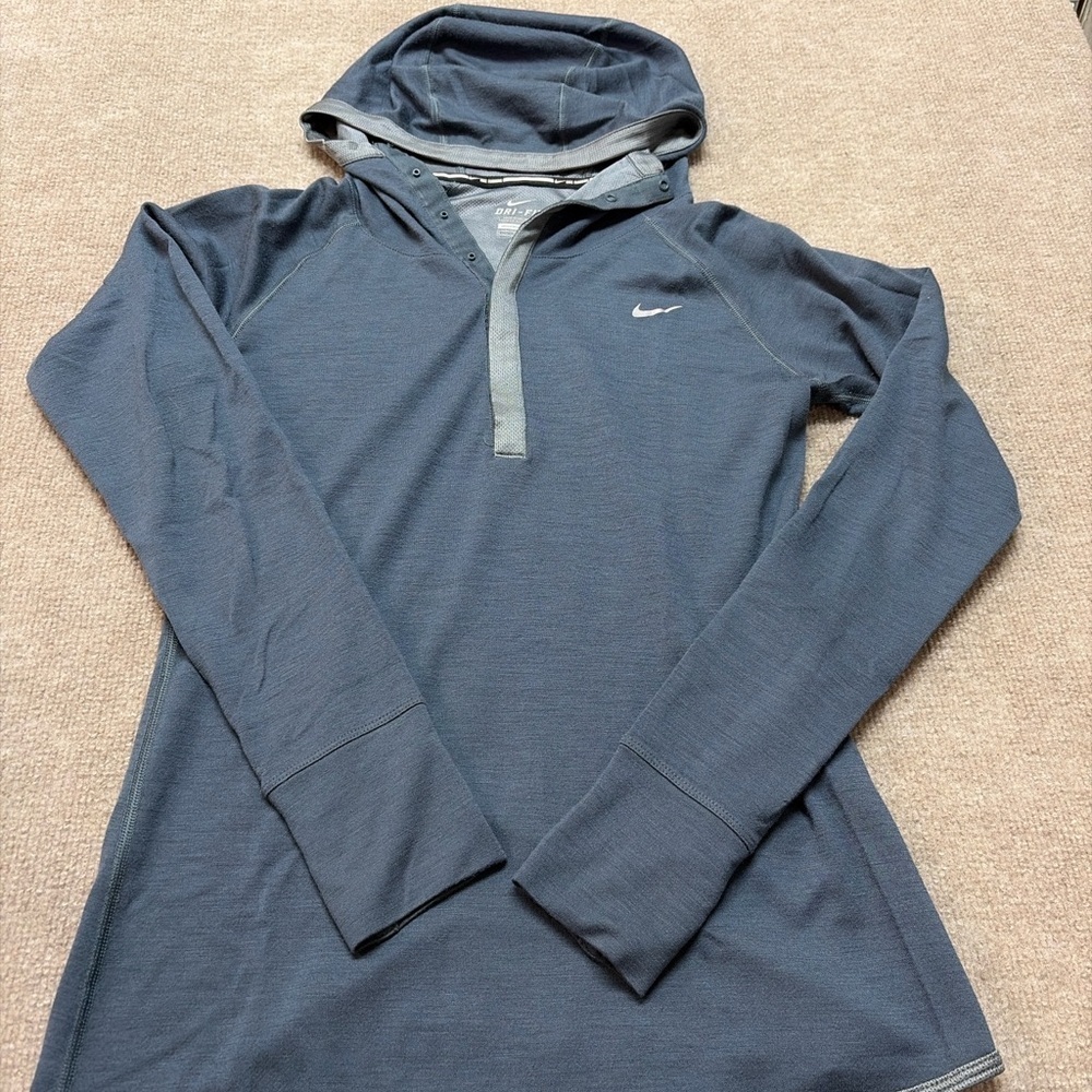 Nike Gray Dri-FIT Running Top